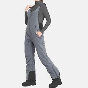💚📍Women Snow Bibs Essential Insulated Snow Pants Womens Ski Bib Overalls S…